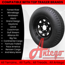 (Single Assembly) Antego Tire and Wheel  185/80D13 Highway Terrain Assembly – Optimized for High Load Performance, 13.0-Inch Rim, Load 94.0, Speed M | A130454510096206ST18580D13-3