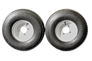Antego Tire and Wheel (Set of 2) 5.70x8 Trailer Tire and Wheel Assemblies, White 4 Lug Trailer Tires and Wheels, 6 Ply, Load Range C-1