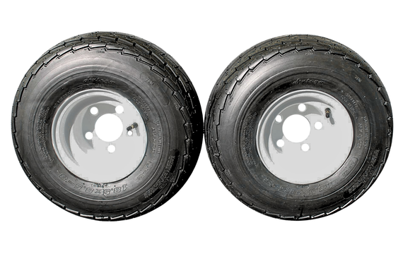 Antego 5-hole 8" x 7" White Trailer Wheel & Tire 215/60-8 (18.5x8.50-8) 6ply