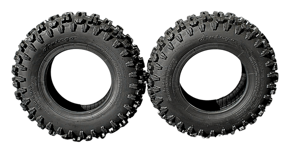 (Set of 2) Antego 4.80-8 ATW-053 2 ply Snow tires Non-directional