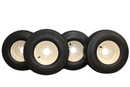 Set of Four 18x8.50-8 Tan Wheel Assemblies-1