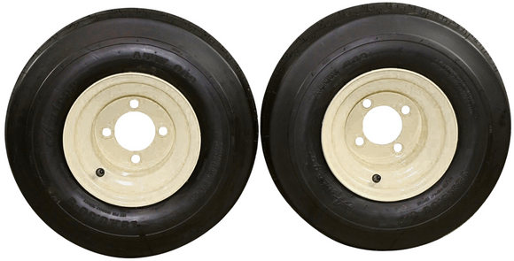 18x8.50-8 with 8x7 Tan Wheel Assembly for Golf Cart and Lawn Mower (Set of 2)™