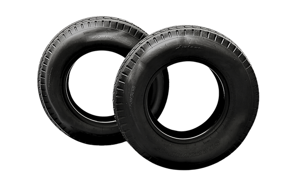 Antego ST225/75D15 Bias Trailer Tires, 8 Ply Load Range D by Antego Tire & Wheels (Set of 2)