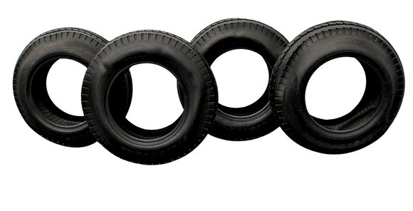 Antego ST205/75D14 Bias Trailer Tire, 6 Ply Load Range C (Set of 4)
