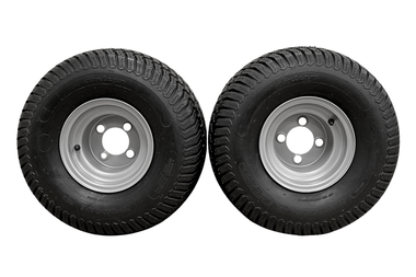 20x10.00-8  4 Ply Turf Tires with 8x7 Wheels  Lawn & Garden Mower and Golf Cart (Set of 4)