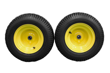 16x6.50-8 Tires & Wheels 4 Ply for Lawn & Garden Mower Turf Tires .75" Bearing (Set of 2)