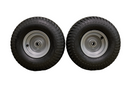Antego Tire & Wheel (Set of 2) 15x6.00-6 Tire and Wheel Assemblies, ATW-003, 4 Ply Turf Tires, .75" Precision Ball Bearings, Poulan/Husqvarna Mower Front Tires, and Honda Lawn Mower Tires 15x6.00-6-1