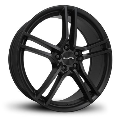 HD Wheels Vento 17x7 +38 5x114.3mm 73.1mm Satin Black