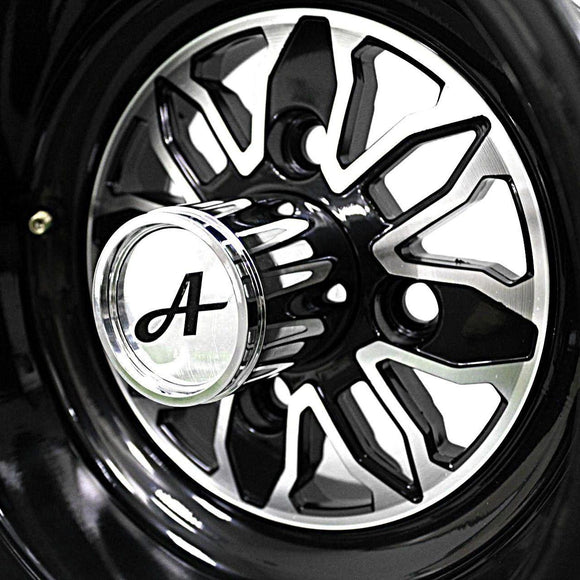 10x7 with Aluminum Center - Glossy Black (Set of 2)