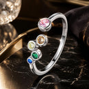 925 Sterling Silver Pavé Setting CZ Ring-1