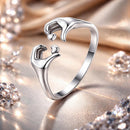 S925 Oxidized Silver 0.17cm Ring-1