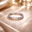 925 Sterling Silver CZ Pavé Setting Ring Size 6.0 for Women-2