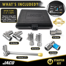 Lightning™ Tire Air Chuck Starter Kit - Patented | Open Flow, 1/4" F-NPT (Set of 7)-3