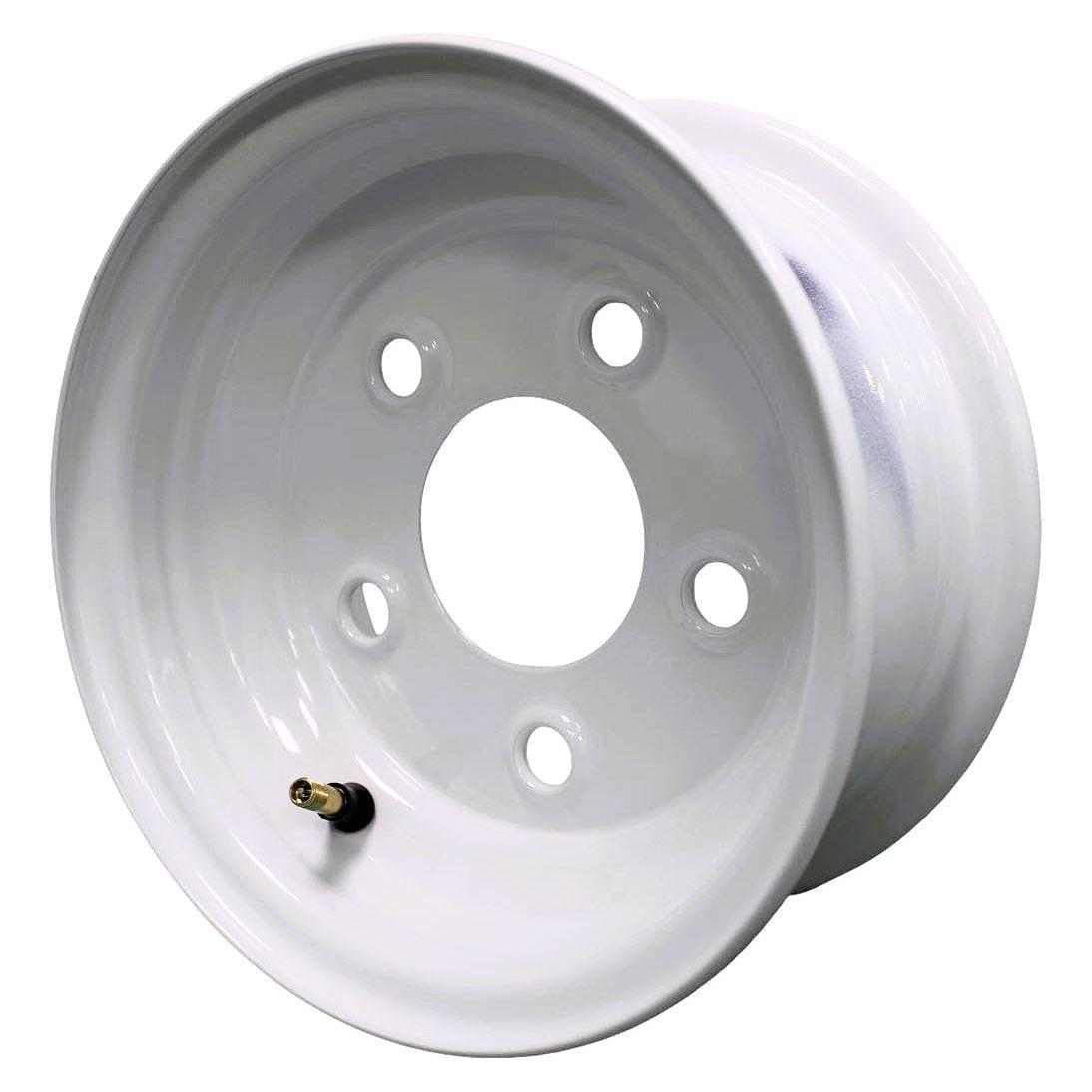 Antego 5-Hole 8x7 White Trailer Wheel & Tire - 215/60-8 (18.5x8.50-8) 6-Ply - 2-Pack