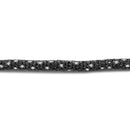 18K White Gold 20.0 Cttw Black and White Pave Set Diamond Eternity Snake Skin Style Tennis Bracelet (Black and G-H Color, SI1-SI2 Clarity) - Size 7"-10