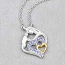 0.28 Carat Genuine Tanzanite .925 Sterling Silver Pendant-4