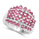 2.70 Carat Genuine Ruby .925 Sterling Silver Ring-2