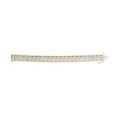 10K Yellow Gold 5.00 Cttw Round-Cut Diamond Link 7" Bracelet (J-K Color, I1-I2 Clarity)-4