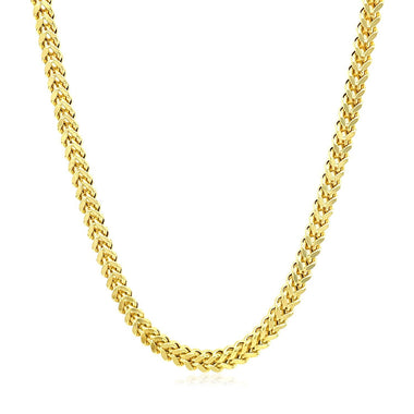 3.2mm 14k Yellow Gold Square Franco Chain - 0