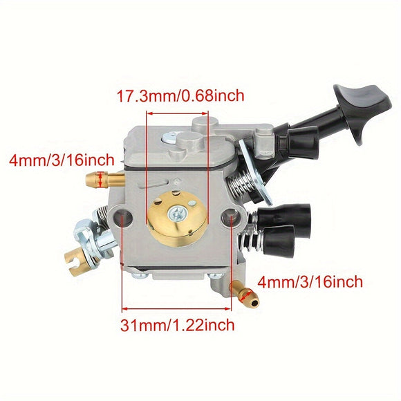 Hipa 4229 129 0901 Carburetor Kit For Stihl BR350 BR430 BR450 SR430 SR450 Leaf Blower
