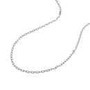 2.5mm 14k White Gold Pendant Chain with Textured Links-4