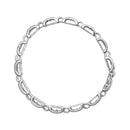 14K White Gold 2.00 Cttw Princess Diamond Invisible Set Link Bracelet (H-I Color, SI2-I1 Clarity) - 7"-3