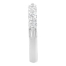 14K White Gold 1/2 cttw Diamond 5-Stone Band Ring (H-I Clarity, SI2-I1 Color) - Size 7-5