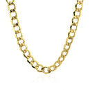6.2mm 14k Yellow Gold Curb Chain-2