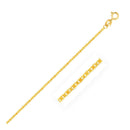 14k Yellow Gold Mariner Link Chain 1.2mm-1