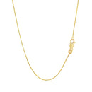 14k Yellow Gold Round Snake Chain 0.7mm-3