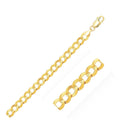 14k Yellow Gold Solid Curb Chain 10.0mm-4
