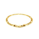 4.6mm 14k Yellow Gold Lite Figaro Bracelet-3