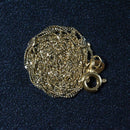 14k Yellow Gold Singapore Chain 1.0mm-6