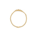 10K Yellow Gold 1/4 Cttw Round-Cut Diamond Basket Weave Rope Chain Style 7" Bracelet (H-I Color, I1-I2 Clarity)-3