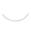 2.5mm 14k Two Tone Gold Reversible Omega Necklace-2