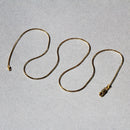 14k Yellow Gold Round Snake Chain 0.9mm-5