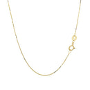 14k Yellow Gold Classic Box Chain 0.6mm-3