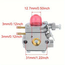 Hipa 753-06190 Carburetor Carb For Murray 16" Straight Shaft Trimmer Craftsman 25cc Weedeater-4