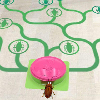 Cockroach Trap Hut With Glue Bait Inside Roach Catcher Safe For Use Household - 0