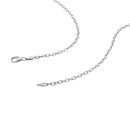 2.5mm 14k White Gold Pendant Chain with Textured Links-5