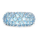 4.11 Carat Genuine Blue Topaz .925 Sterling Silver Ring-3
