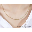 14k Yellow Gold Diamond Cut Cable Link Chain (1.50 mm)-4