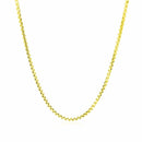 14k Yellow Gold Round Box Chain 1.7mm-2