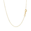 14k Yellow Gold Necklace with Interlocking Petite Rectangles-3