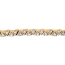 14K Yellow Gold Round-Cut Diamond Bracelet (4.00 cttw, H-I Color, I1-I2 Clarity)-2