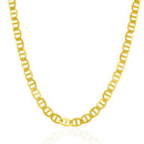 6.3mm 14k Yellow Gold Mariner Link Chain-2