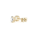 3 cttw Certified IGI Lab Grown Round Diamond Stud Earrings 14k Yellow Gold (G/VS2)-4