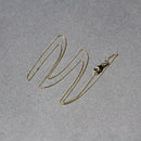 14k Yellow Gold Oval Cable Link Chain 0.6mm-5