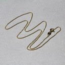 14k Yellow Gold Diamond-Cut Bead Chain 1.0mm-5