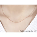 14k Rose Gold Diamond Cut Cable Link Chain 1.1mm-4